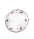 Lifestyle Glass Patterned Flush Ceiling Lamp Antique Brass