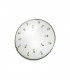 Cottage Style Glass Patterned Flush Ceiling Lamp Antique Brass