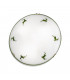 Lifestyle Patterned Flush Ceiling Lamp Antique Brass