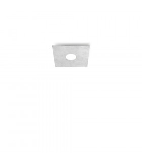 Lifestyle Metal Surface Mounted Ceiling Light - Leaf Silver Finish