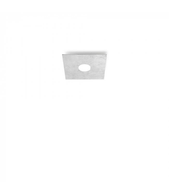 Lifestyle Metal Surface Mounted Ceiling Light - Leaf Silver Finish