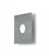Lifestyle Metal Surface Mounted Ceiling Light - Leaf Silver Finish, 1x GX53