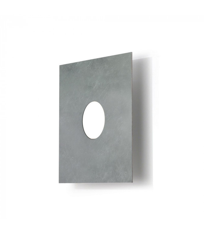 Lifestyle Metal Surface Mounted Ceiling Light - Leaf Silver Finish, 1x GX53