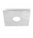 Lifestyle Metal Surface Mounted Ceiling Light - Leaf Silver Finish, 1x GX53