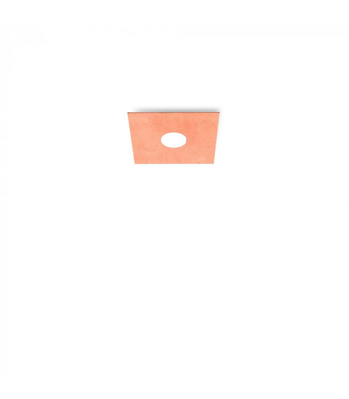 Lifestyle Metal Surface Mounted Ceiling Light - Leaf Copper Finish