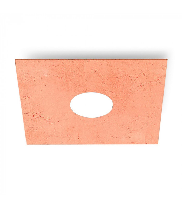 Lifestyle Metal Surface Mounted Ceiling Light - Leaf Copper Finish, 1x GX53