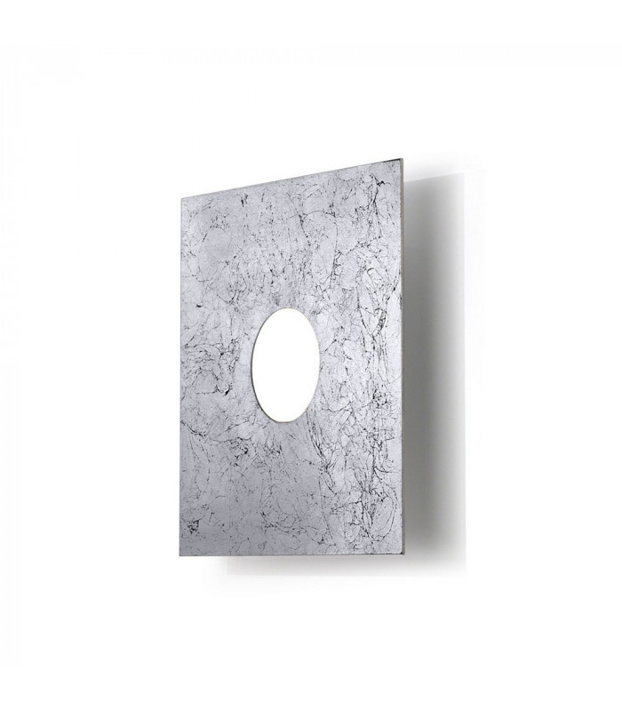 Lifestyle Metal Surface Mounted Ceiling Light - Vintage Silver Finish, 1x GX53