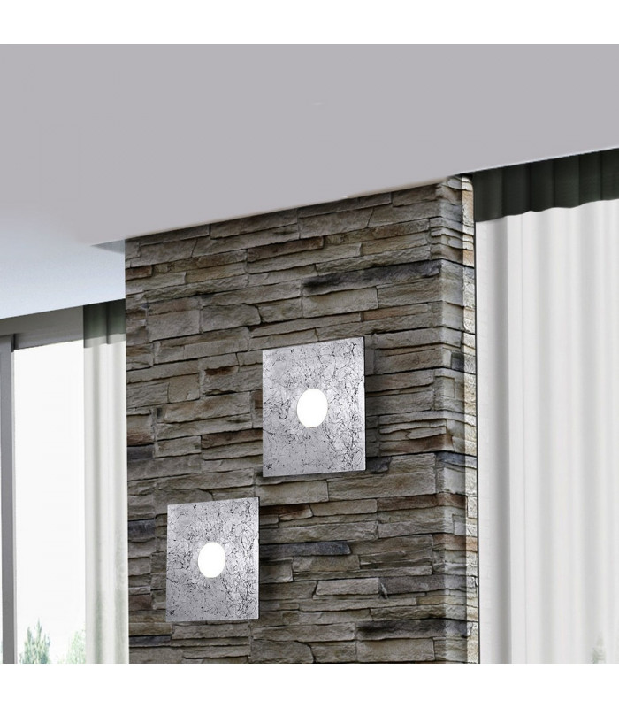 Lifestyle Metal Surface Mounted Ceiling Light - Vintage Silver Finish, 1x GX53
