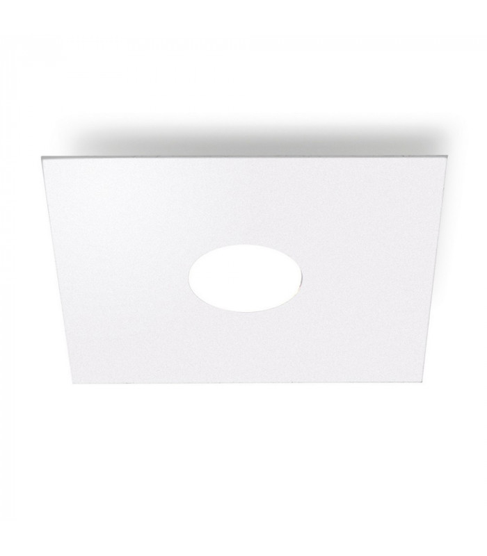 Lifestyle Metal Surface Mounted Ceiling Light - White Finish, 1x GX53
