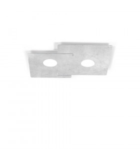 Lifestyle Metal Surface Mounted Ceiling Light - Leaf Silver Finish