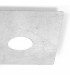 Lifestyle Metal Surface Mounted Ceiling Light - Leaf Silver Finish, 2x GX53