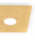 Lifestyle Metal Surface Mounted Ceiling Light - Leaf Gold Finish, 2x GX53