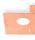 Lifestyle Metal Surface Mounted Ceiling Light - Leaf Copper Finish, 2x GX53