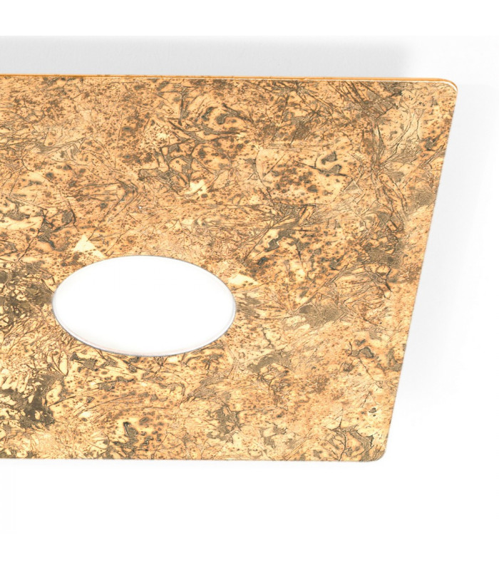 Lifestyle Metal Surface Mounted Ceiling Light - Vintage Gold Finish, 2x GX53
