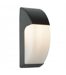 1 Light Outdoor Wall Light Grey IP65, E27 - 2