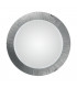 Lifestyle Glass Simple Flush Ceiling Light Silver - Sun Silver Finish