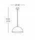 Designer Metal Dome Pendant Light - Vintage Gold Finish, 1x E27