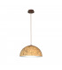 Designer Metal Dome Pendant Light - Vintage Gold Finish