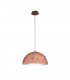 Designer Metal Dome Pendant Light - Vintage Copper Finish