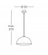 Designer Metal Dome Pendant Light - Vintage Copper Finish, 1x E27