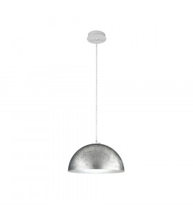 Designer Metal Dome Pendant Light Matt - Vintage Silver Finish