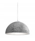 Designer Metal Dome Pendant Light Matt - Vintage Silver Finish, 1x E27