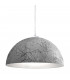 Designer Metal Dome Pendant Light Matt - Vintage Silver Finish, 1x E27