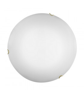 Lifestyle Glass Simple Flush Ceiling Light Gold