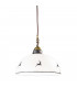 Country style Glass Dome Pendant lamp Frosted Antique Brass