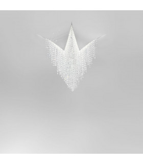 Integrated LED Designer Crystal Spotlight White Matt