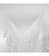 Integrated LED Designer Crystal Ceiling Light White Matt - 2