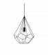 Decorative Wire Frame Pendant White, E27