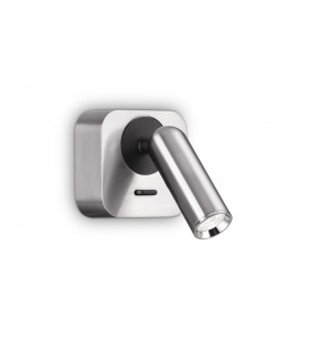 LED Decorative Square Reading Light Nickel, 3000K 3.5W