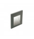 LED Outdoor Square Recessed Wall Light Anthracite IP65, 3000K