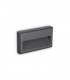 LED Outdoor Rectangle Flush Wall Light Anthracite IP65, 3000K