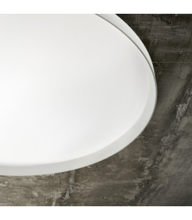 Decorative Round Simple Flush White, 3000K