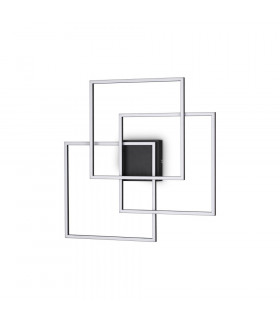 LED Decorative Integrated LED Wall Light Black, 3000K