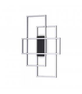 LED Decorative Integrated LED Wall Light Black, 3000K