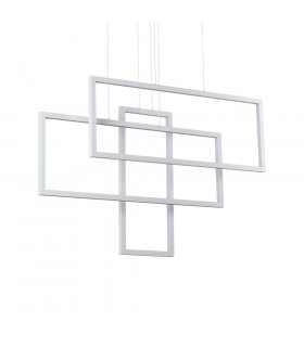LED Decorative Integrated Pendant Light White, 93000K