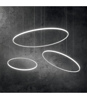 LED Decorative Round Integrated Pendant Light White, 3000K