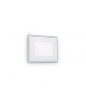 LED Outdoor Recessed Wall Light White IP65, 3000K