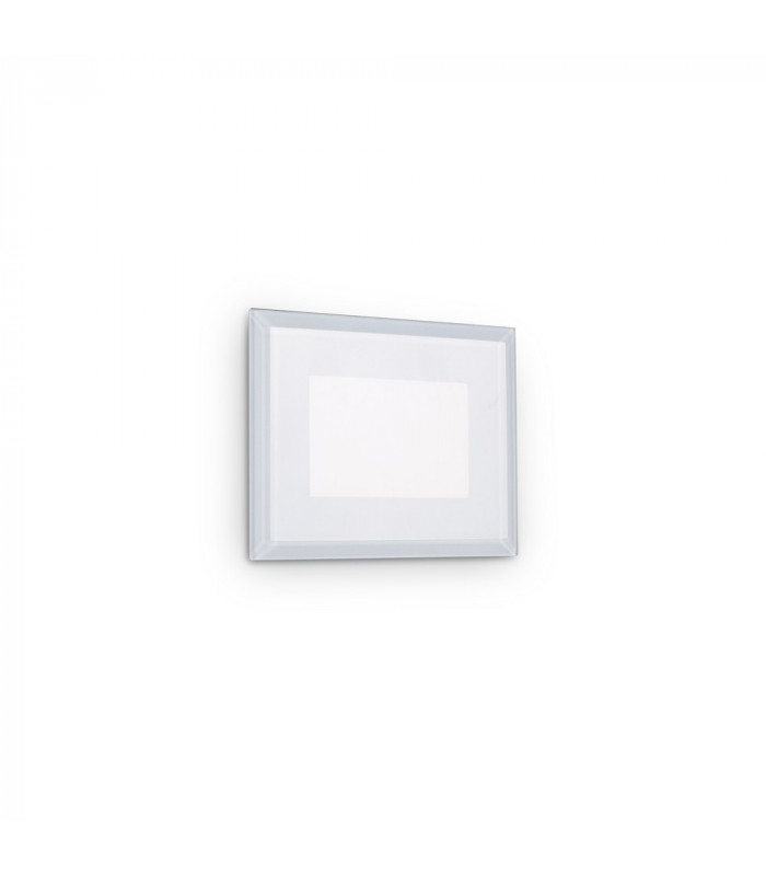 LED Outdoor Recessed Wall Light White IP65, 3000K