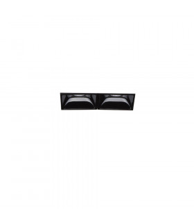 Twin Recessed Downlight Black, 4000K, 6W