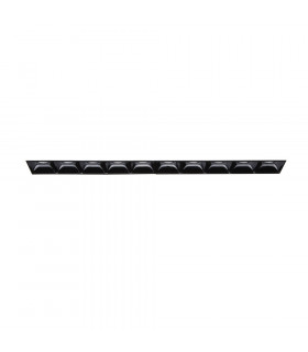 10 Light Recessed Downlight Black, 4000K, 21W