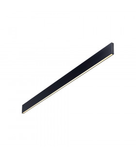 Decorative Linear Integrated LED Wall Light Black, 3000K