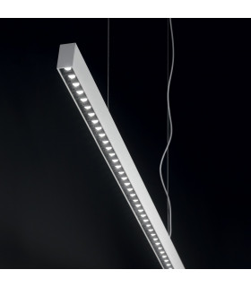 LED Decorative Linear Straight Bar Pendant White, 4000K