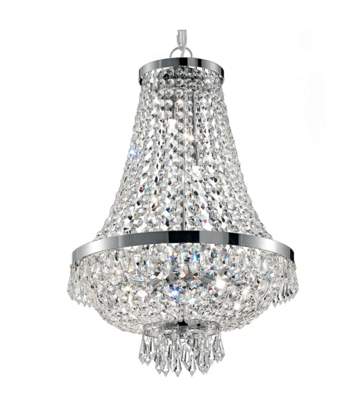 Decorative Grand Chandelier Chrome, G9 - 1