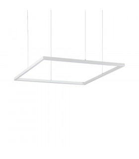 Decorative Square Integrated Pendant Light White, 3000K, 41W