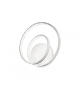LED Decorative Swirl Integrated LED Wall Light White, 3000K