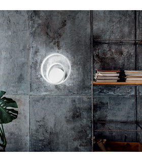 LED Decorative Swirl Integrated LED Wall Light Gold, 3000K